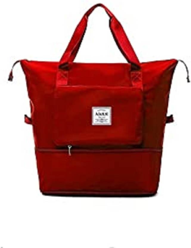 Foldable lightweight multi compartment expandable multipurpose bag / handbag / wallet for gym, travel, trekking, picnic etc